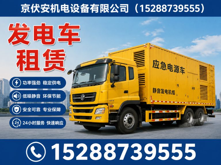 阜阳发电机租赁展示图
